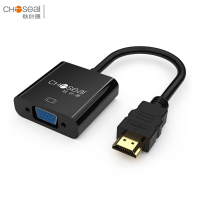 秋叶原(CHOSEAL) HDMI转VGA线转接头QS6934