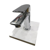 鲁品 铜平面单孔冷水龙头 高15cm手柄11cm出水孔11.5cm