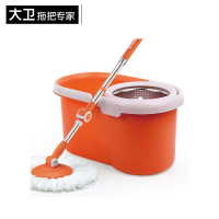 大卫 旋转拖把Q5标准版 1杆2头 橙色