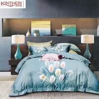 金丝莉(kintheri)全棉活性贡缎套件四件套 200*230cm