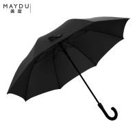 美度(MAYDU) 自动开商务防风弯勾雨伞M1126 70cm*8k 单把装