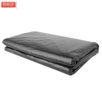 百旺达平口黑色垃圾袋 80*100cm 30g 50个/把 一把装