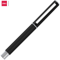 得力(deli) 中性笔 S80 0.5mm 子弹头 黑色/笔壳黑 单支装