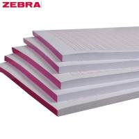 ZEBRA 大俊方格稿纸 26*18cm 100张/本 红色