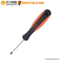 钢盾(SHEFFIELD)双色柄一字螺丝刀 S056101 3*50mm