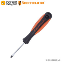 钢盾(SHEFFIELD)双色柄一字螺丝刀 S056112 6*40mm