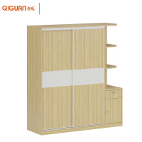 奇冠(QIGUAN)GZ系列衣柜现代简约更衣柜酒店公寓衣橱柜1800W*600D*2000Hmm 雅典蜡木
