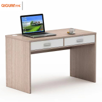 奇冠(QIGUAN)KJ系列写字台电脑桌办公桌19-LX1312 1200W*600D*750H肤感幻影柚木+暖白