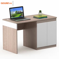 奇冠(QIGUAN)KJ系列写字台电脑桌办公桌19-LX1412 1200W*600D*750H肤感幻影柚木+暖白