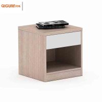 奇冠(QIGUAN)KJ系列床头柜 19-LC2304 480W*400D*430H肤感幻影柚木+暖白