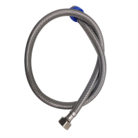 鲁品 304不锈钢软连接金属编织耐高压冷热进水管波纹管 4分 1米/条