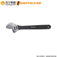 钢盾(SHEFFIELD) 沾塑柄活络 扳手S016615 15英寸
