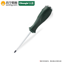 长鹿(Changlu)单色柄抗油穿心螺丝刀十字505603 6*200