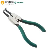 世达(SATA)德式轴用曲口卡簧钳 72023 9英寸 1把
