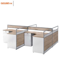 奇冠(QIGUAN) 四人位屏风工位干字型 C20B-2414C 2420*2840*1020mm