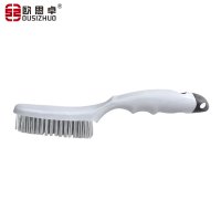 欧思卓镀锌刚丝工业刷 5排 银色 总长265mm