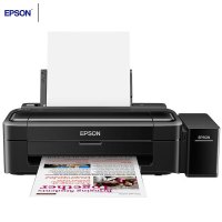 爱普生(EPSON)A4 墨仓式彩色喷墨家用小型原装连供照片打印机 L130 黑色
