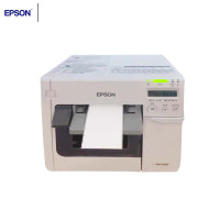 爱普生(EPSON)全彩色喷墨标签机TM-C3520 工业型不干胶 票据折扣券打印机(网络接口 打印头防堵设计)