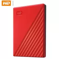 西部数据移动硬盘 随行版WDBYVG0010BRD 1T 2.5英寸 红色