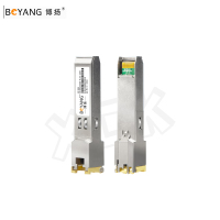 博扬 SFP-GE光转电口模块千兆 BY-GE4 光电转换模块(100m,RJ45)适配思科交换机GLC-TE