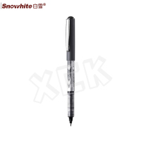 白雪直液式走珠笔 PVR-155 黑色 0.5mm 12支/盒 单盒装