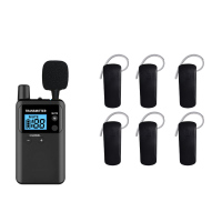 RAuaio无线讲解器 一对多讲解器 1个813T发射机 30个911R接收耳机1个30位座充1个收纳箱