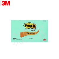 3M便利贴便签本655P-BG 蓝绿色 127*76mm 单本装