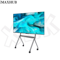 MAXHUB商显广告机会议屏W98PNB(内置安卓系统+投屏器WT12A+移动支架ST33)98英寸