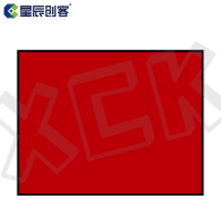 星辰创客pvc光面商用地垫防滑垫 红色 205*160cm(定制款)