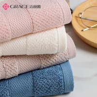 洁丽雅 鲁道夫抗菌毛巾 单条 76*34cm115g W0159 颜色随机