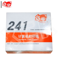 含章 打印纸241-3 三联二等分 彩色 1000页/箱 不撕边 单箱装
