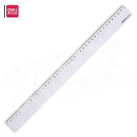 得力(deli)直尺 6240 透明色 40cm 单把装