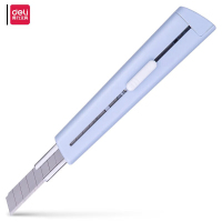 得力马卡龙色美工刀2038 浅蓝