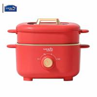 乐扣乐扣(LOCK&LOCK)EJP1527RED电火锅多用途锅 1000W 2.5L