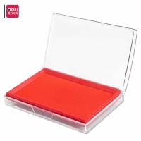 得力(deli)TB9864 快干印台 137*88mm长方形 单个装 红色