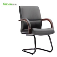 圣奥弓形椅 黑色牛皮