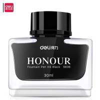 得力非碳素钢笔墨水S636 黑色 30ml