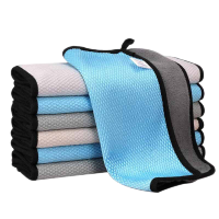 欧思卓 鱼鳞复合毛巾 OSZ-MJ-Y3030 加厚 抹布 多色