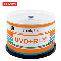 联想光盘/刻录盘 DVD+R 16速4.7GB 空白光盘 桶装50片