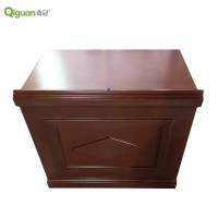 奇冠(QIGUAN)油漆二人位演讲台900*630*760mm 华盛胡桃色
