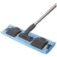 美家生活 MJ250810可伸缩71-125cm 多功能夹布平板拖把(计价单位:把)蓝色