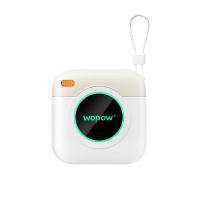 沃品(WOPOW) LQ08 魔法方包移动电源 10000毫安 (单位:个) 白色