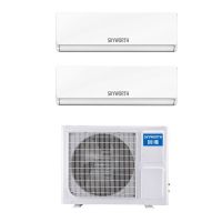 创维一拖二壁挂机2P直流变频冷暖电辅中央空调小户型公寓房