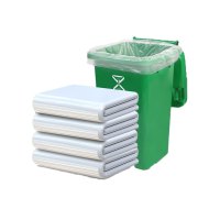 白色透明塑料袋大垃圾袋加厚被子打包搬家收纳新料 宽50*长60普厚[100只]