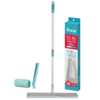 优利德(UNI-T) 60型铝板粘布平板拖把 家用地板清洁 轻巧大面板 拖把赠拖布 拖把