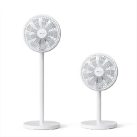 小熊(Bear) DFS-D40C3 电风扇 台地两用电风扇家用风扇节能低噪远送风落地扇办公室低噪风扇桌面台扇可拆洗