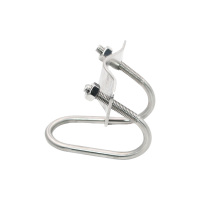 铸仓 304不锈钢双U螺栓 十字U型管卡 M6*60*32(60卡1寸)单位:个