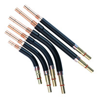 YOBEL 二保焊枪连杆保护嘴弯管 500A-235mm内丝