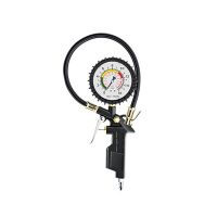 易驹 轮胎气压表 数显式胎压表+铜头气管+15米弹簧管