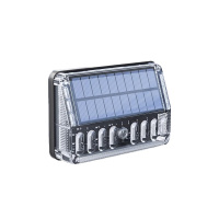 太阳能爆闪警示灯照地 螺丝固定款 12*10cm